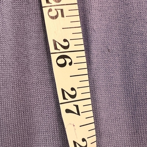 J. Crew 100% Merino Wool Periwinkle Blue Longline V Neck Cardigan Sweater XS - Picture 12 of 14